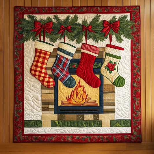 Warm Stocking Quilt Blanket