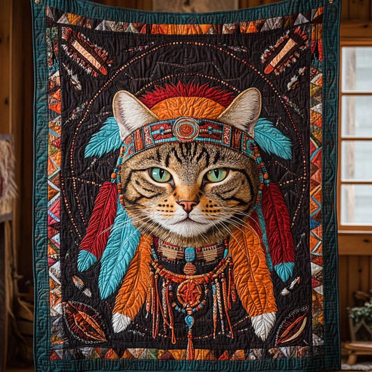 Warrior Cat Quilt Blanket