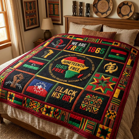 We Are Free Quilt Blanket