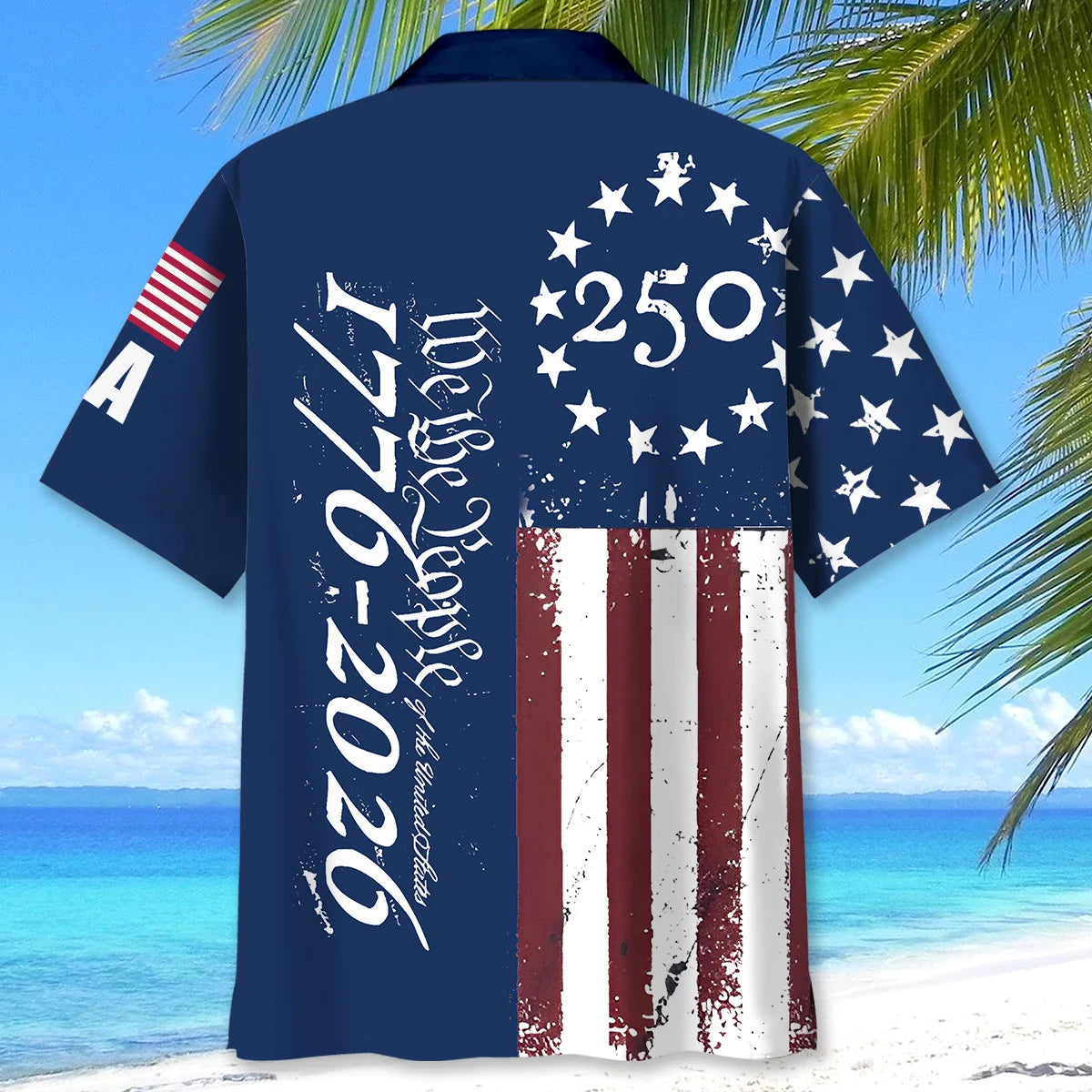 We the People 250th Anniversary Hawaiian Shirt, custom shirt gift for men (view 3)