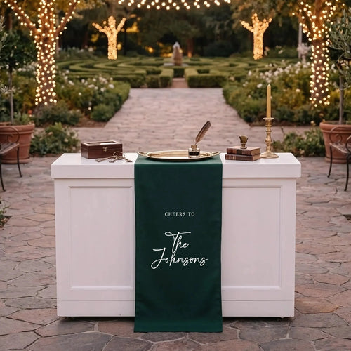Wedding Table Runner Personalized Last Name Wedding Table Decor Custom Wedding Reception Runner, personalized wedding decor