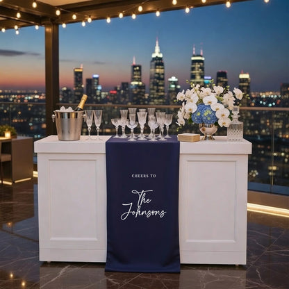 Wedding Table Runner Personalized Last Name Wedding Table Decor Custom Wedding Reception Runner, personalized wedding decor