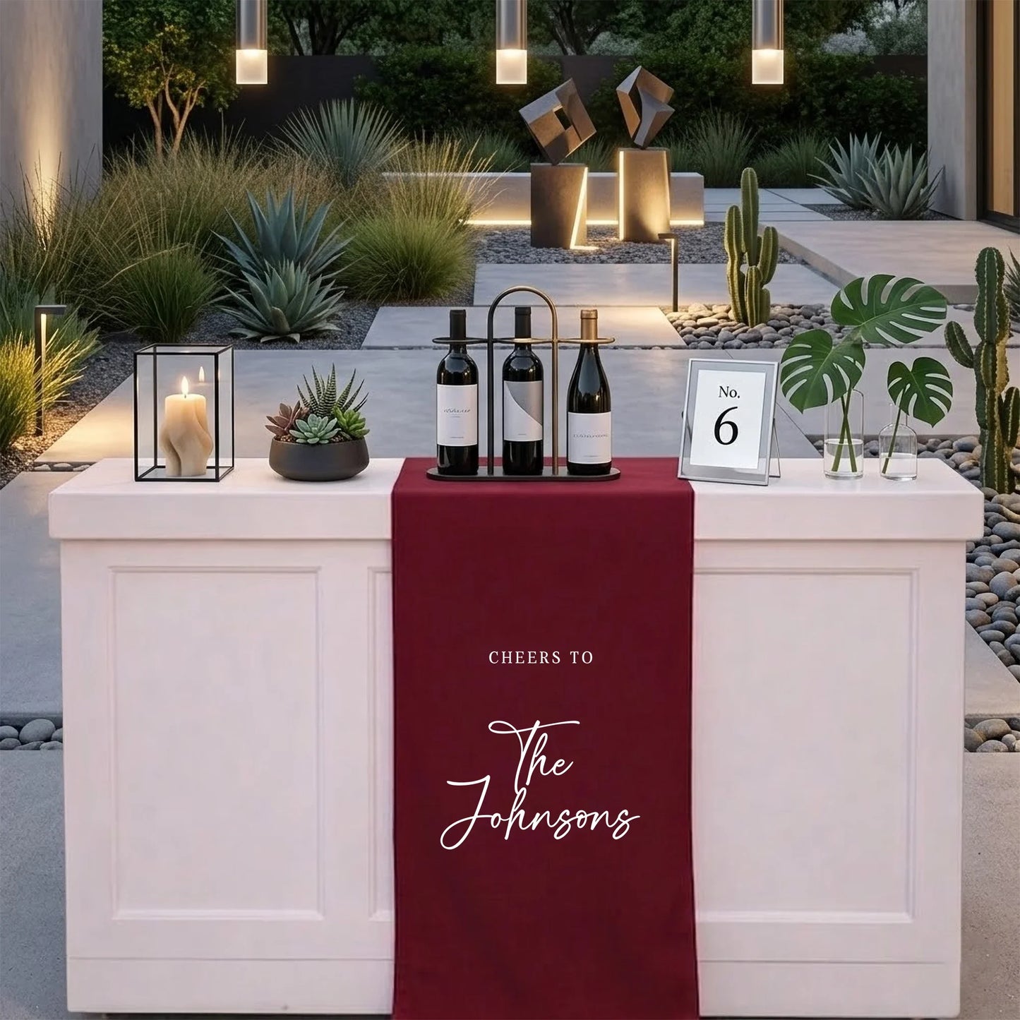 Wedding Table Runner Personalized Last Name Wedding Table Decor Custom Wedding Reception Runner, personalized wedding decor