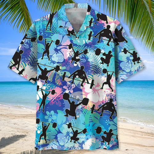 Weight Lifting Hawaiian Shirt, custom shirt gift for men