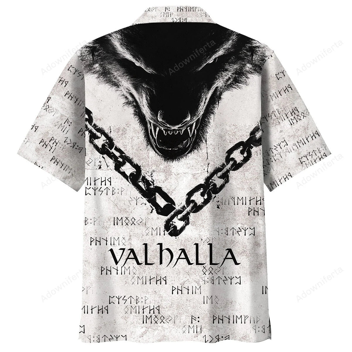 Welcome to Valhalla Hawaiian Shirt, custom shirt gift for men (view 2)