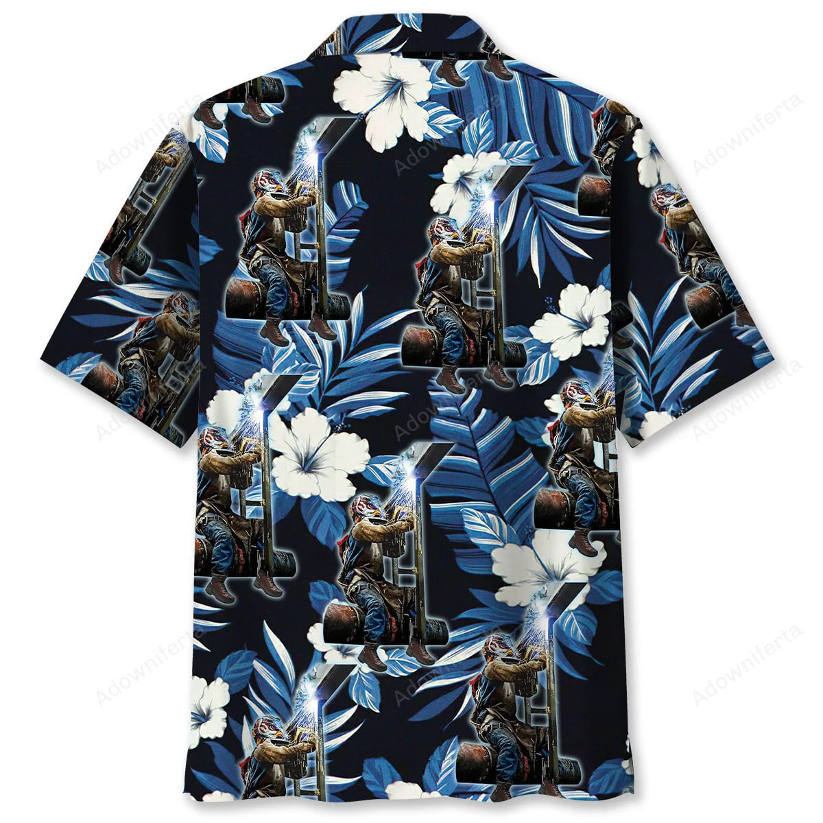 Welder Proud Hawaiian Shirt, custom shirt gift for men (view 2)