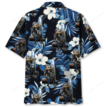 Welder Proud Hawaiian Shirt, custom shirt gift for men (view 2)