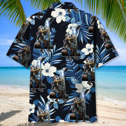 Welder Proud Hawaiian Shirt, custom shirt gift for men (view 3)