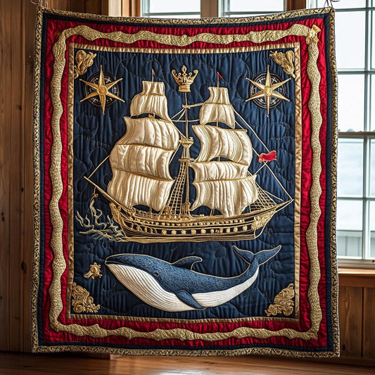 Whale Guardians Quilt Blanket