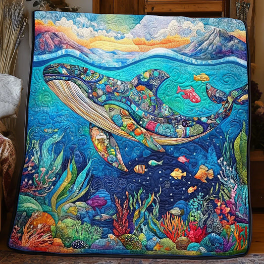 Whale Odyssey Quilt Blanket