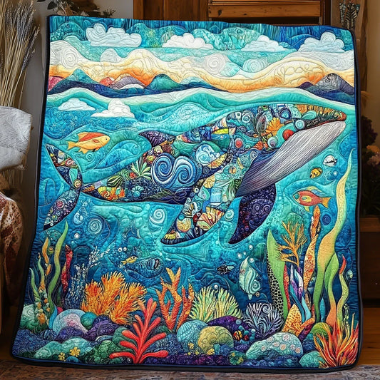 Whale Odyssey Quilt Blanket