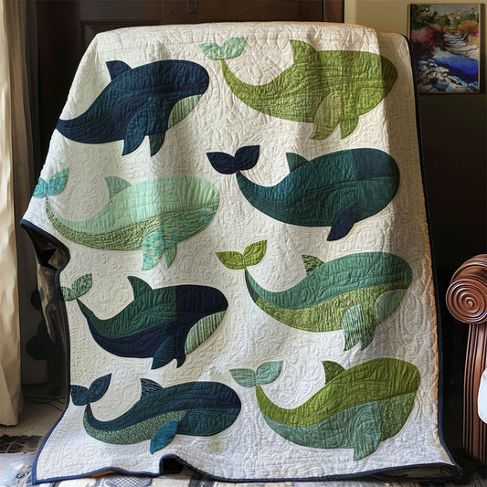 Whale Quilt Blanket