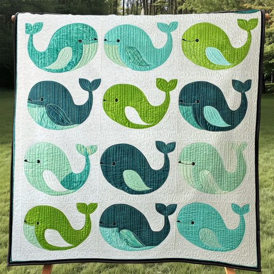 Whale World Quilt Blanket