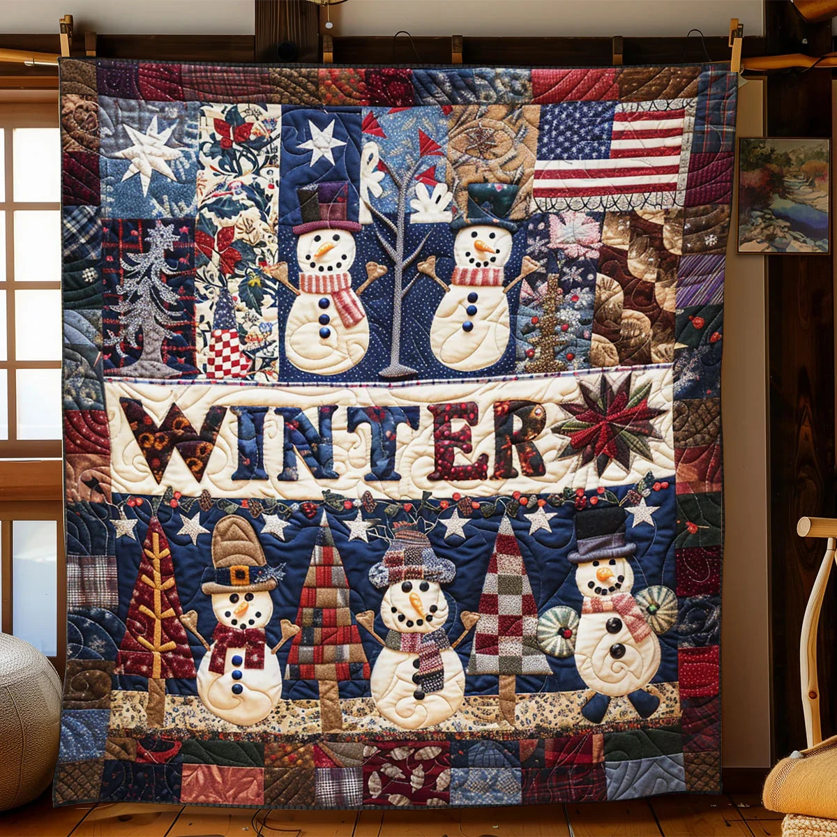 Whimsical Friend Quilt Blanket