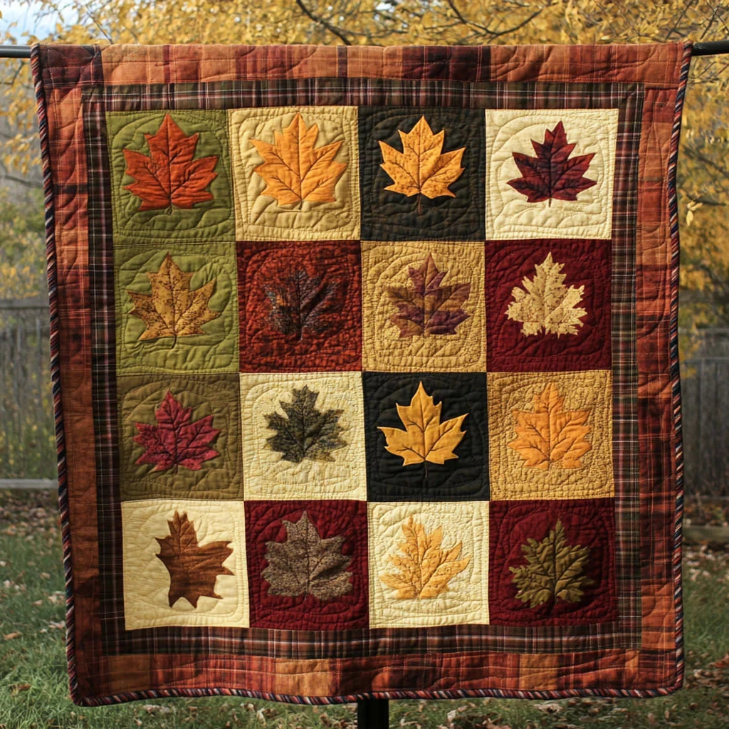 Whispering Autumn Quilt Blanket