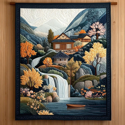 Whispering Falls Quilt Blanket