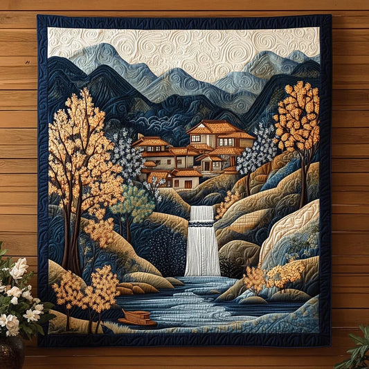 Whispering Falls Quilt Blanket
