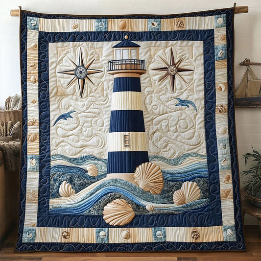 Whispering Lighthouse Quilt Blanket