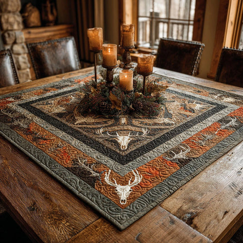 Whitetail Dreams Quilted Table Topper
