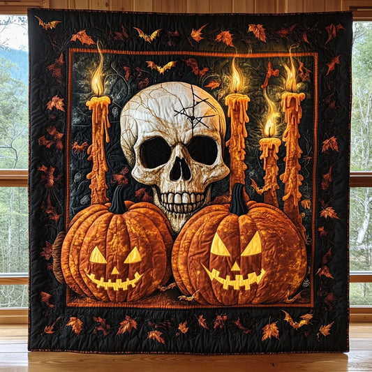 Wicked Candle Quilt Blanket