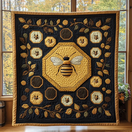 Wild Bee Quilt Blanket