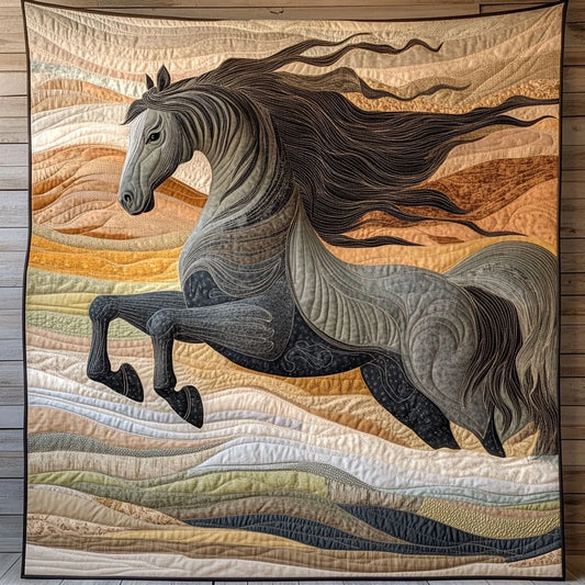 Wild Gallop Quilt Blanket
