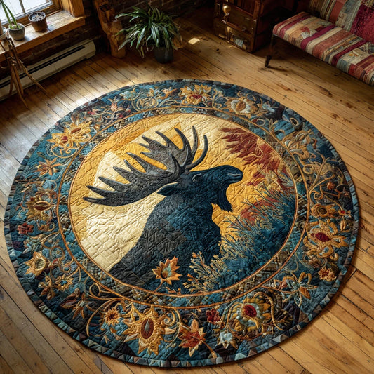 Wild Grace Quilted Round Mat
