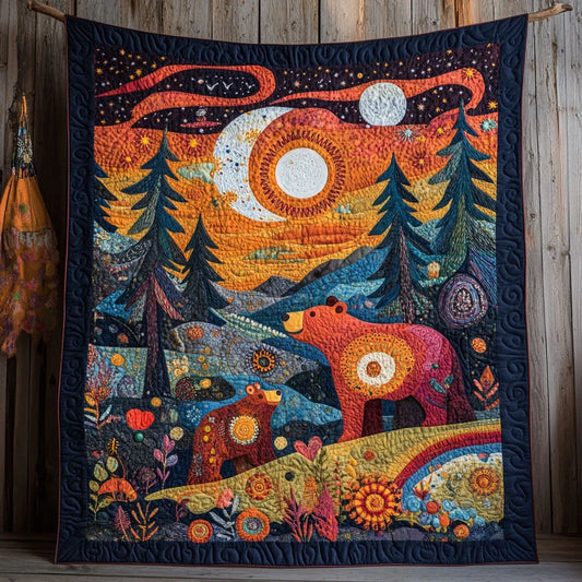 Wild Night Adventure Quilt Blanket