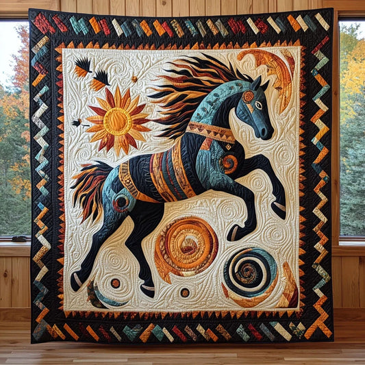 Wild Runner Quilt Blanket
