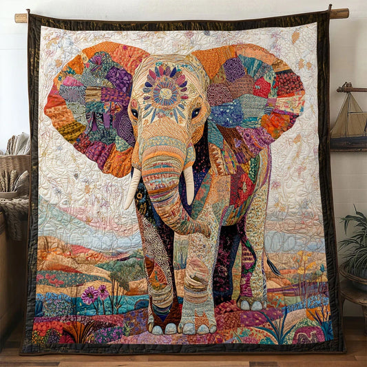 Wild Soul Elephant Quilt Blanket