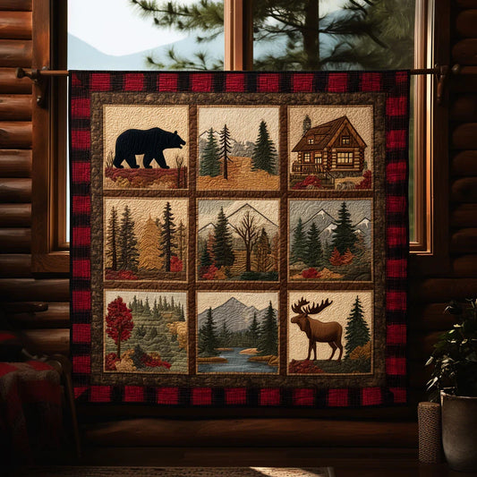 Wilderness Time Quilt Blanket
