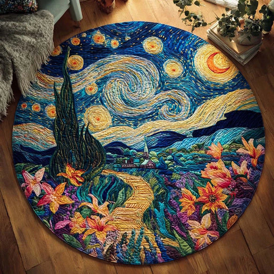 Wildflower Dream Quilted Round Mat