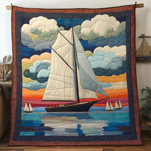 Windway Sailboat Quilt Blanket
