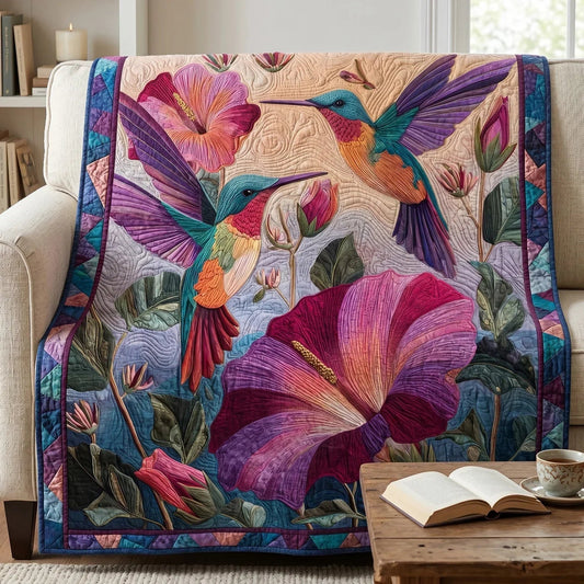 Winged Beauty Quilt Blanket - Quilted Blanket by OtterMia