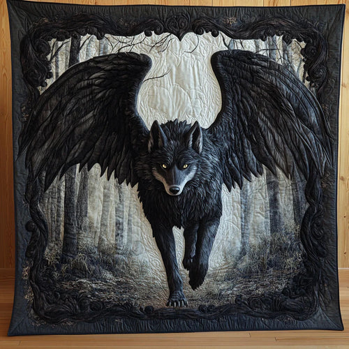 Wings Of The Night Quilt Blanket