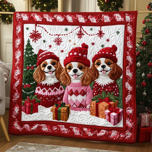 Winter Cavalier Quilt Blanket