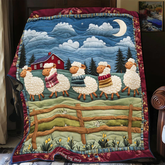Winter Counting Quilt Blanket