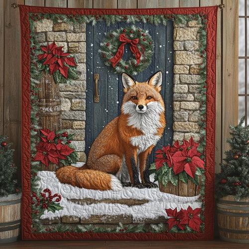 Winter Fox Quilt Blanket