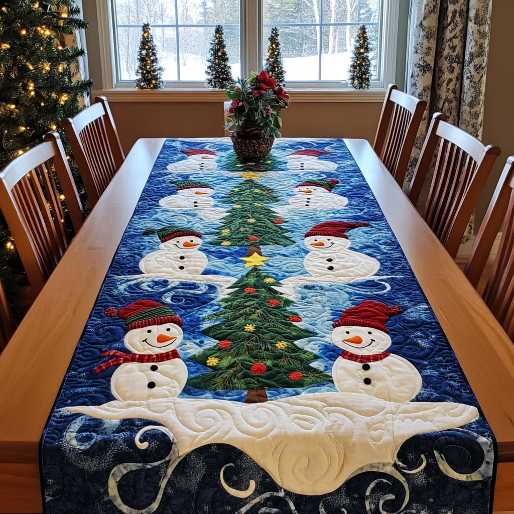 Winter Friends Quilted Table Runner