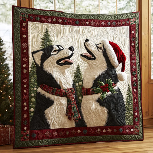 Winter Howl Quilt Blanket