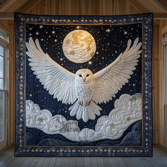 Winter Owl Quilt Blanket