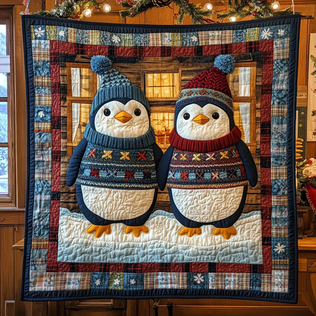 Winter Pair Quilt Blanket