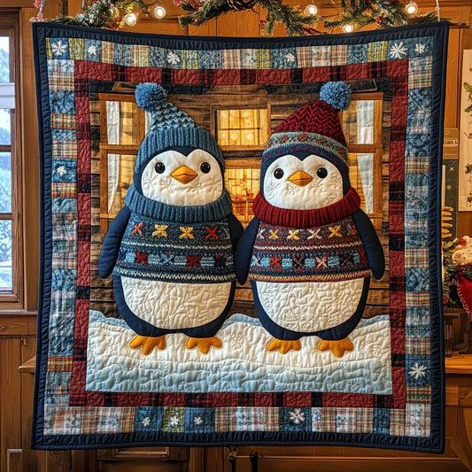 Winter Pair Quilt Blanket