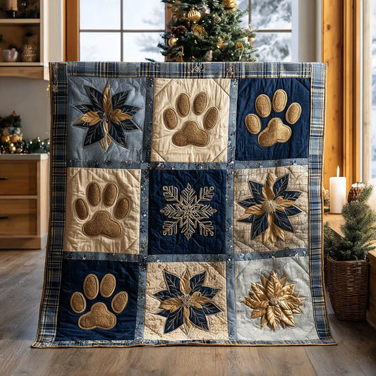 Winter Paws Quilt Blanket
