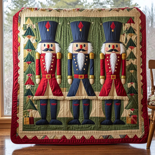 Winter Regiment Quilt Blanket