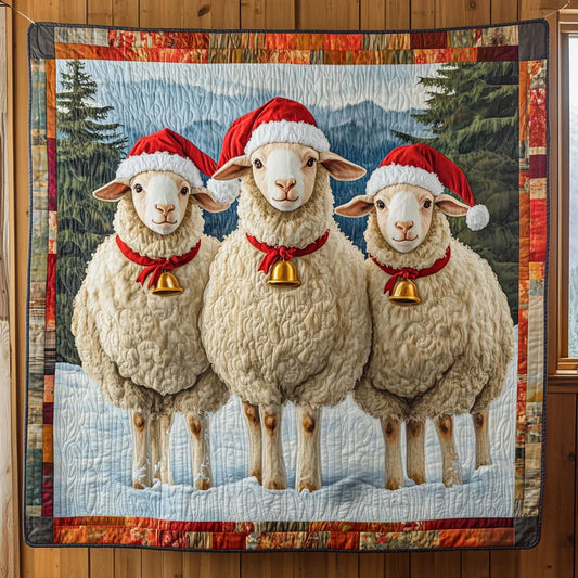 Winter Sheep Quilt Blanket