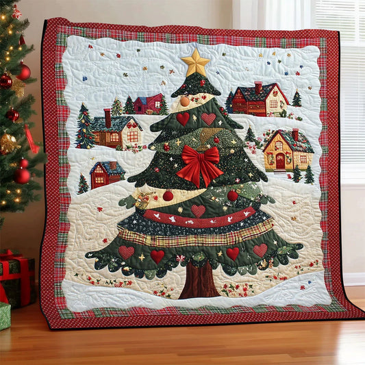Winter Tree Quilt Blanket
