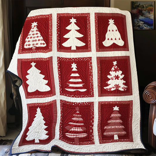 Winter Trees Quilt Blanket