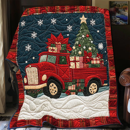 Winter Wheels Quilt Blanket