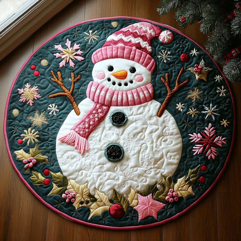 Winter Wonderland Quilted Round Mat